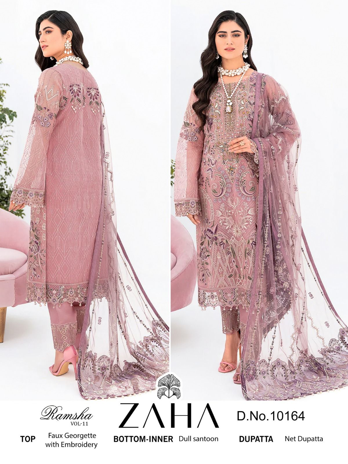 Ramsha Vol 11 By Zaha Pakistani Suits Catalog
